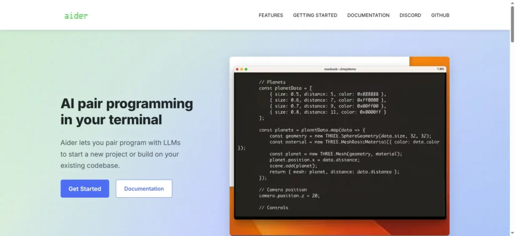 aider coding agent