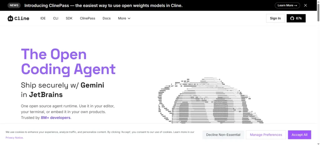 cline ai site