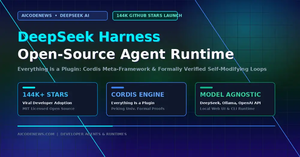 DeepSeek Releases DeepSeek Harness: Open-Source Agent Runtime Reaches 144K GitHub Stars