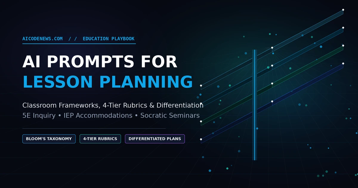 ai prompts for lesson planning