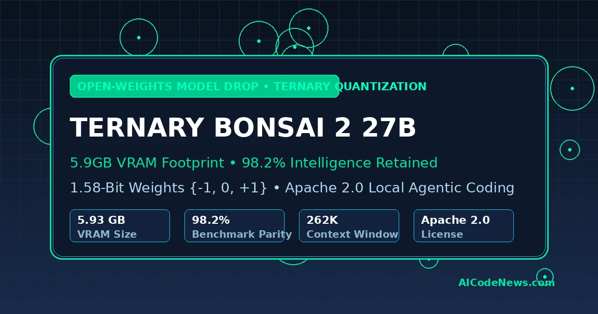 Ternary Bonsai 2 27B