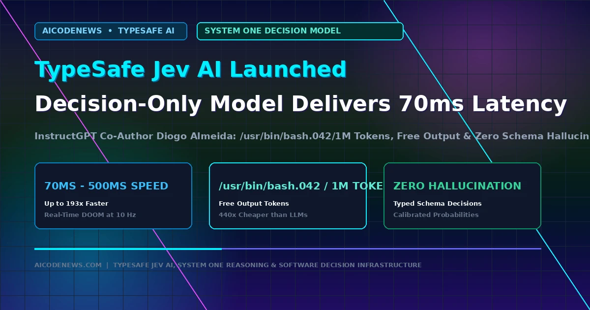 TypeSafe Jev AI Launched: Fast Decision Model
